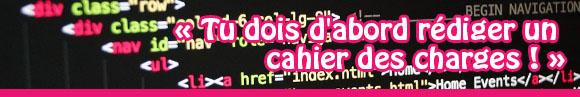 cahier des charges